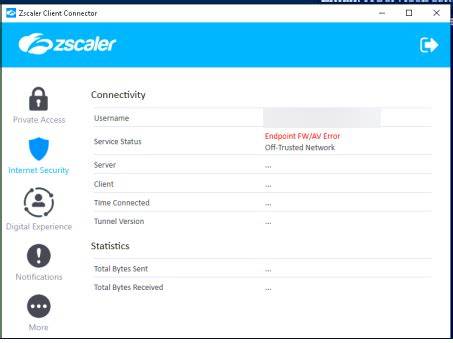 Endpoint fw av error off trusted network.  When we disconnect the Express VPN,...