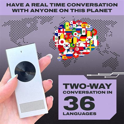 We’ve created the first truly instant translator device that can break down the language barrier in any situation. Thanks to our patented real-time two-way translation technology, we can guarantee a lightning-fast and accurate translation of up to 36 languages in a fraction of a second! It’s called the Muama Enence, and it’s now available .... 