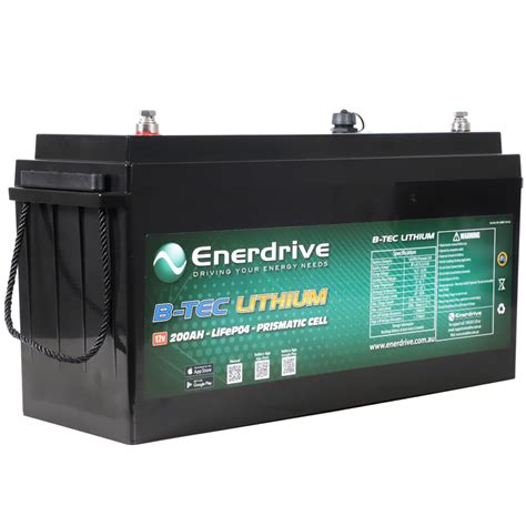 Enerdrive B-Tec Lithium 12V 200Ah Battery