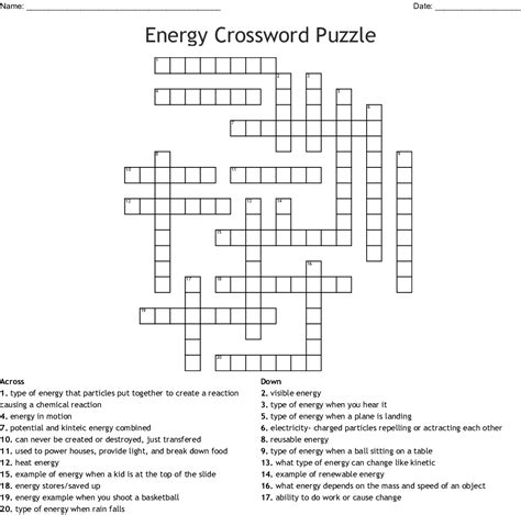 Energetic crossword. Energetic Crossword Clue. The Crossword Solver found 60 answers to "Energetic", 4 letters crossword clue. The Crossword Solver finds answers to classic crosswords and cryptic crossword puzzles. Enter the length or pattern for better results. Click the answer to find similar crossword clues . Enter a Crossword Clue. 