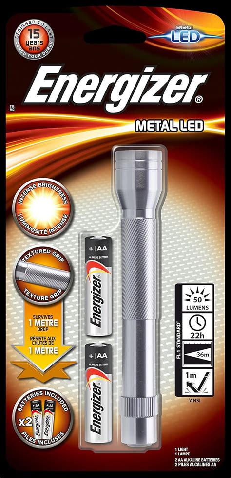 Energizer Metal LED Torch, Bright Flashlight, For Indoor and ... - eBay