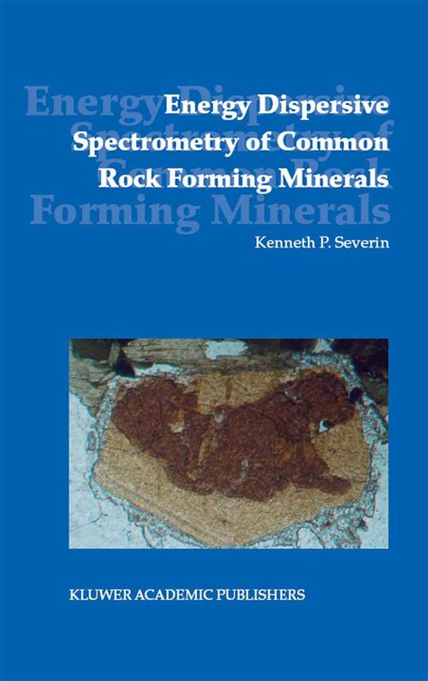 Energy dispersive spectrometry of common rock forming minerals. - Student companion guide of std 8.