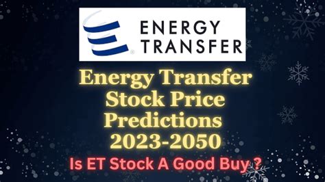 Energy transfer stock forecast. Things To Know About Energy transfer stock forecast. 