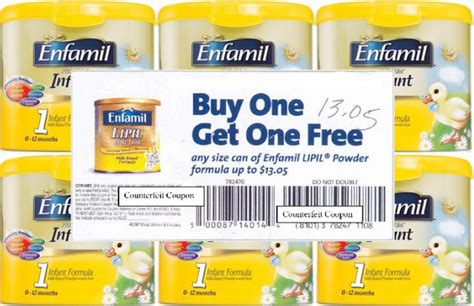 Enfamil coupon. Spend $1 on Enfamil products to receive 10 points. Enfamil coupons $5 off printable when you enroll for the membership program. Get 50 Enfamil points when you refer a friend to make their first purchase at Enfamil. Enfamil FREE Shipping code on any orders of $50 or more. Enfamil coupon 10% off for Teachers, Nurses, First Responders, and Military. 