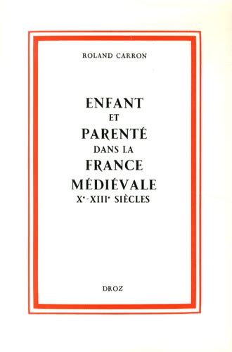 Enfant et parenté dans la france médiévale, xe xiiie siècles. - Texes esl supplemental 154 comprehensive study guide.