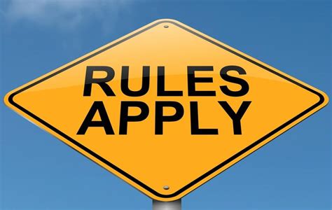 adhere to the rules. adherence to the rules. application of rul