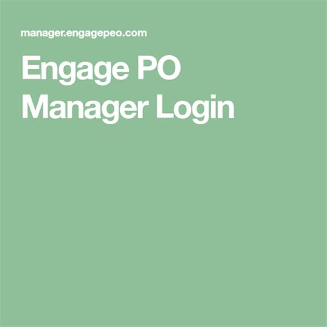 Engage peo login. Things To Know About Engage peo login. 