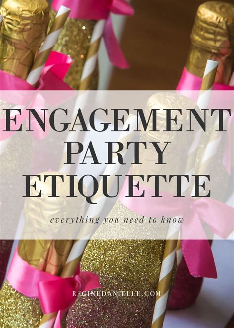 Engagement Party Etiquette Gifts