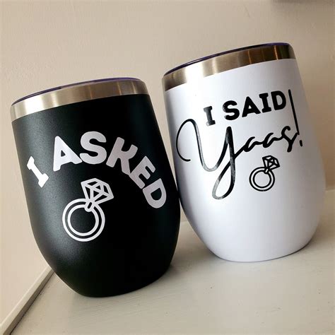 Engagement Tumbler - Etsy