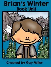 Engaging Brian's Winter Book Unit Activities