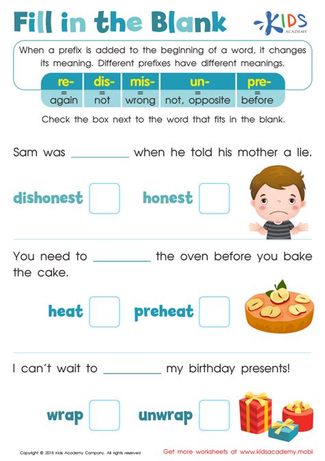 Engaging Fill in the Blank Worksheets for Interactive Learning