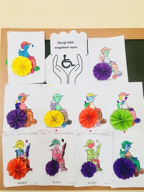 Engelliler haftası sanat etkinliği