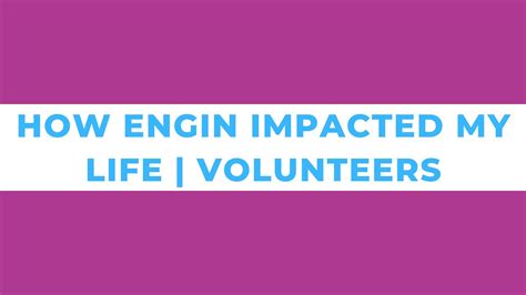 Engin Volunteer Reviews