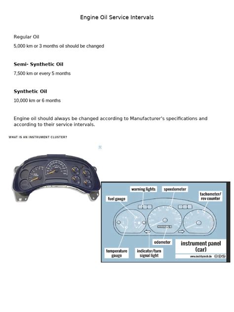 Engine Reliability and Service Intervals