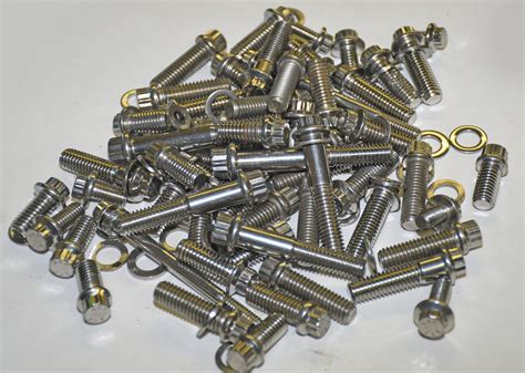 Engine components bolts