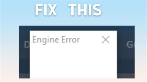 Engine error gmod.  Must be some important engine file missing.  This video ...
