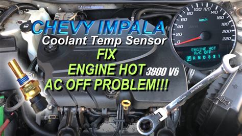 2006 impala check engine light on, ENGINE HOT AC OFF MESSAGE This message showed up several weeks ago for a few days and then went away. It is now back for 3 days. Temp gauge is stuck on cold and fans … read more