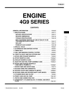 Engine workshop manual 4g9 e w mivec. - Dell studio xps 13 repair manual.