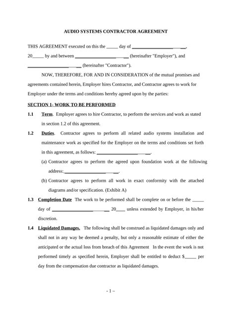 Engineer Contract System