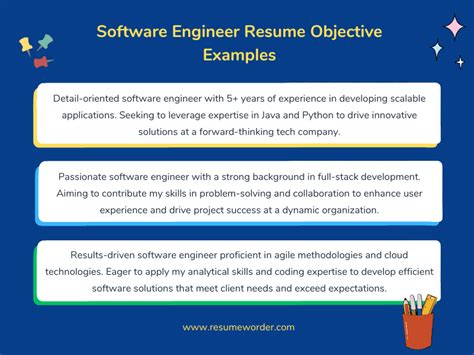 Engineer Objective Software Statement