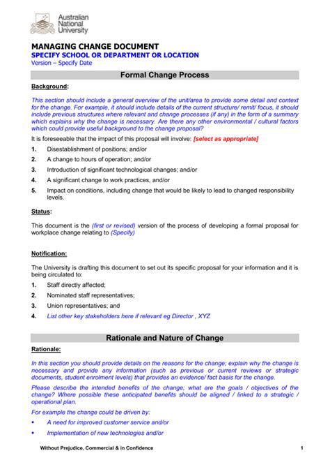 Engineering Change Proposal Template 20202022 Fill and Sign