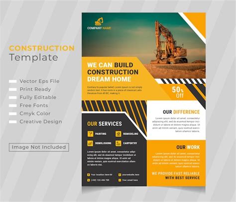 Engineering Flyer Graphics Designs Templates