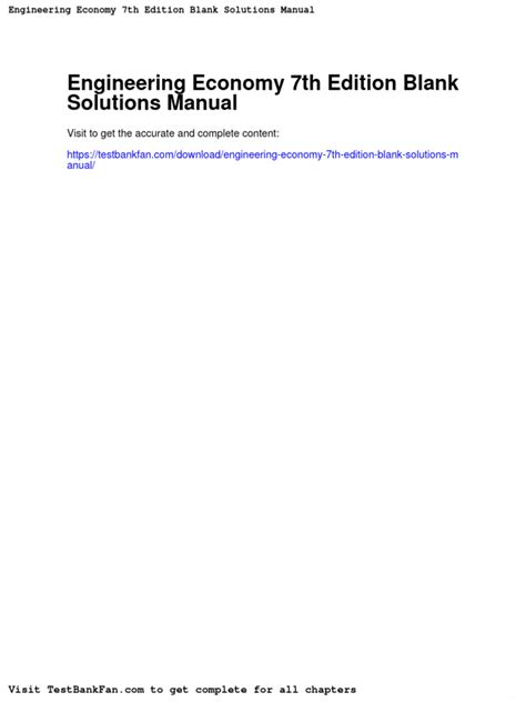Engineering economy 7th edition blank solutions manual. - Ccna voice portable command guide 2.