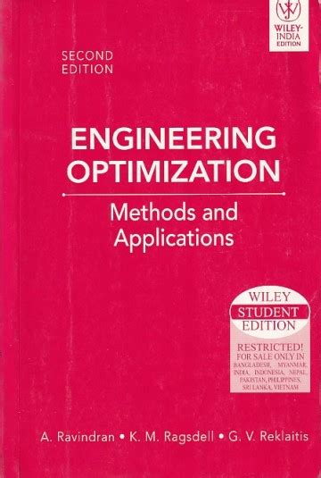 Engineering optimization ravindran reklaitis solution manual. - Kymco mxer 50 reparaturanleitung download herunterladen.