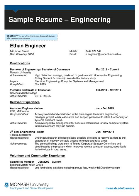 Engineering resume templates. You prosper. Bad example: Led a team of engineers to develop a new distillation process. Good example: Led a cross-functional team of engineers, analysts, and contractors to design and implement a new distillation system that is currently operational on 80% of facilities with 58% improved cost efficiency. 