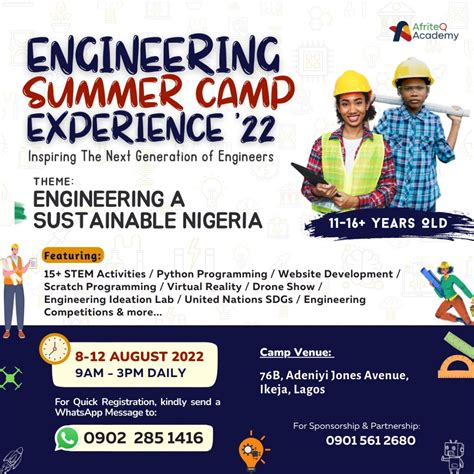 Summer Camps. Each summer, Engineering Science Quest offer