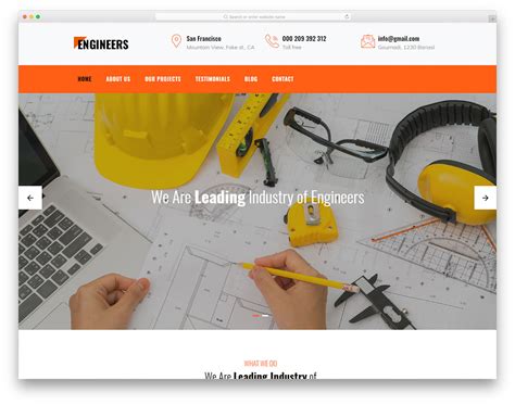 Engineers Free Engineering Website Template 2021 Colorlib