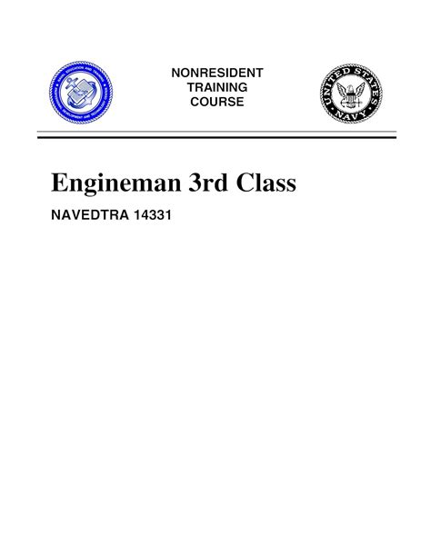 Engineman 3 2 rate training manual and nonresident career course. - Manuale operativo per pala gommata hyundai hl757 7a.