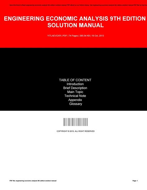 Enginring economics 9th edition solution manual. - Hunter service manual model rx lift.