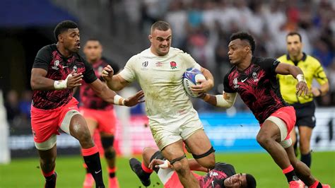 England ends Fiji’s crowd-pleasing run at Rugby World Cup with a 30-24 win to reach semifinals