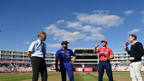 England wins toss and will field in Cricket World Cup match against India