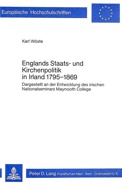 Englands staats  und kirchenpolitik in irland 1795 1869. - Manual de utilizare ford focus 2001.
