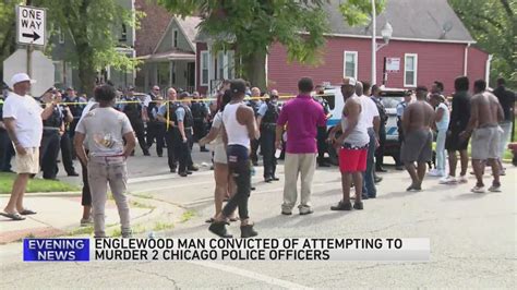 Englewood man convicted of attempting to murder 2 Chicago police officers