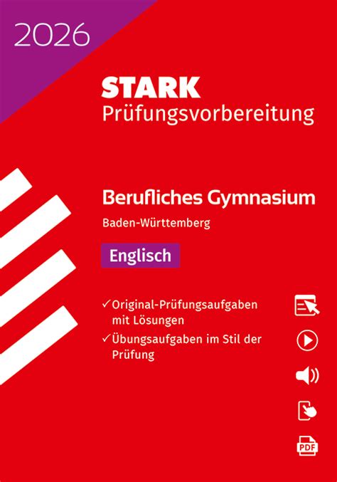 Englisch abitur 2026 bw berufliches gymnasium.  Der optimale Begleiter f...