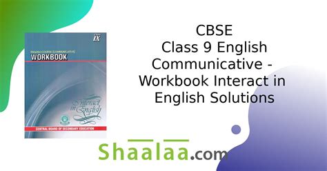 English Communicative Workbook Class 9 Solutions