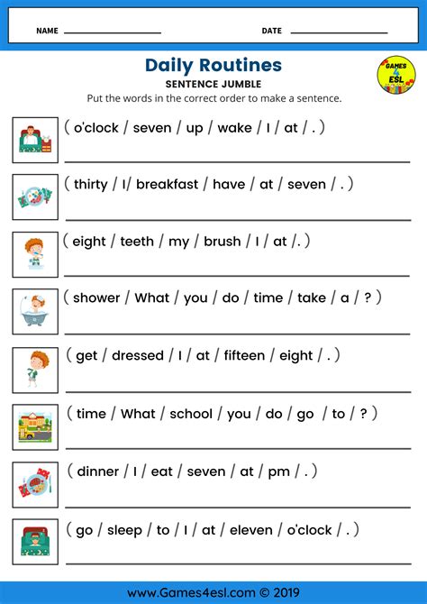 English For Beginners Worksheets Printable