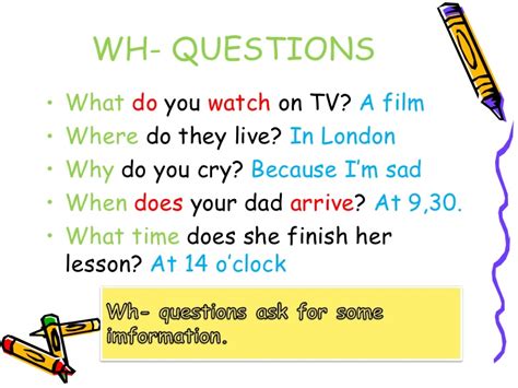 English Immersion Program Simple present Whquestions and stataments