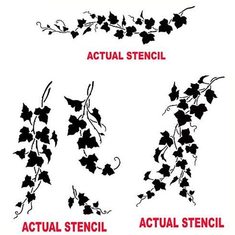 English Ivy Stencil Kit 3 pc - Cutting Edge Stencils