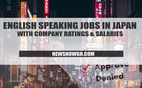 English Speaking Jobs in Japan Jobs, Employment