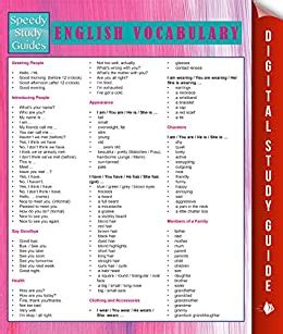 English Vocabulary Speedy Study Guides