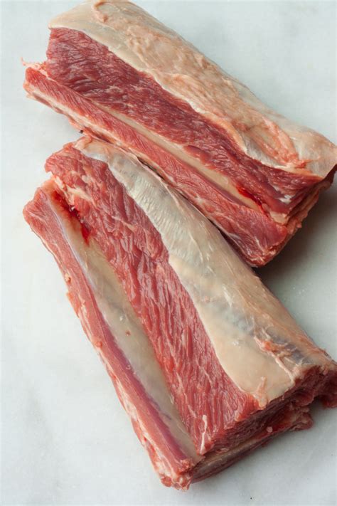 English cut short ribs. These Wagyu short ribs will melt in your mouth with a little time in the oven or braised. We love the English cut marinaded, cut and grilled. Approx. package size - 40 oz. $$18.00/lb. Update the quantity after adding to your cart. 