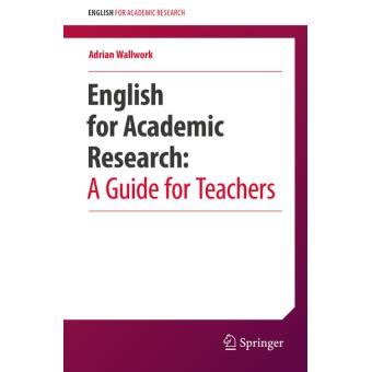 English for academic research a guide for teachers. - Historia de los pueblos de puerto rico.