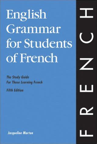 English grammar for students of french the study guide for those learning french seventh edition oh study guides. - Land rover range rover workshop manual 2003 2009.