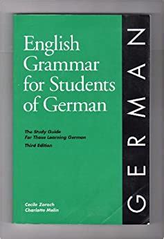 English grammar for students of german the study guide those learning unknown binding cecile zorach. - 2004 acura tsx motor and transmission mount manual.