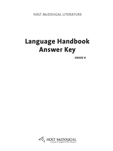 English iii holt language handbook answers. - Manual de soluciones para estudiantes con cálculo visual 1998.