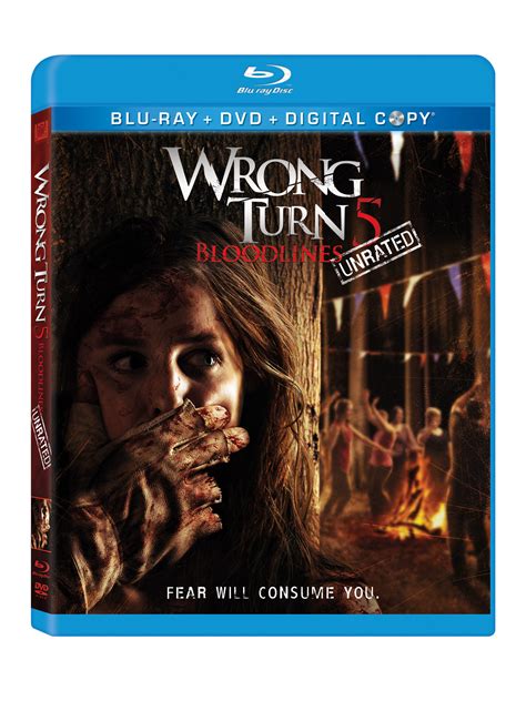 Wrong Turn 5: Bloodlines. The backwoods of West Virginia are deeper, darker and deadlier than ever in this all-new chapter of Wrong Turn! 1,344 IMDb 4.1 1 h 29 min 2012. X-Ray. Horror · Coarse · Malicious · …. 